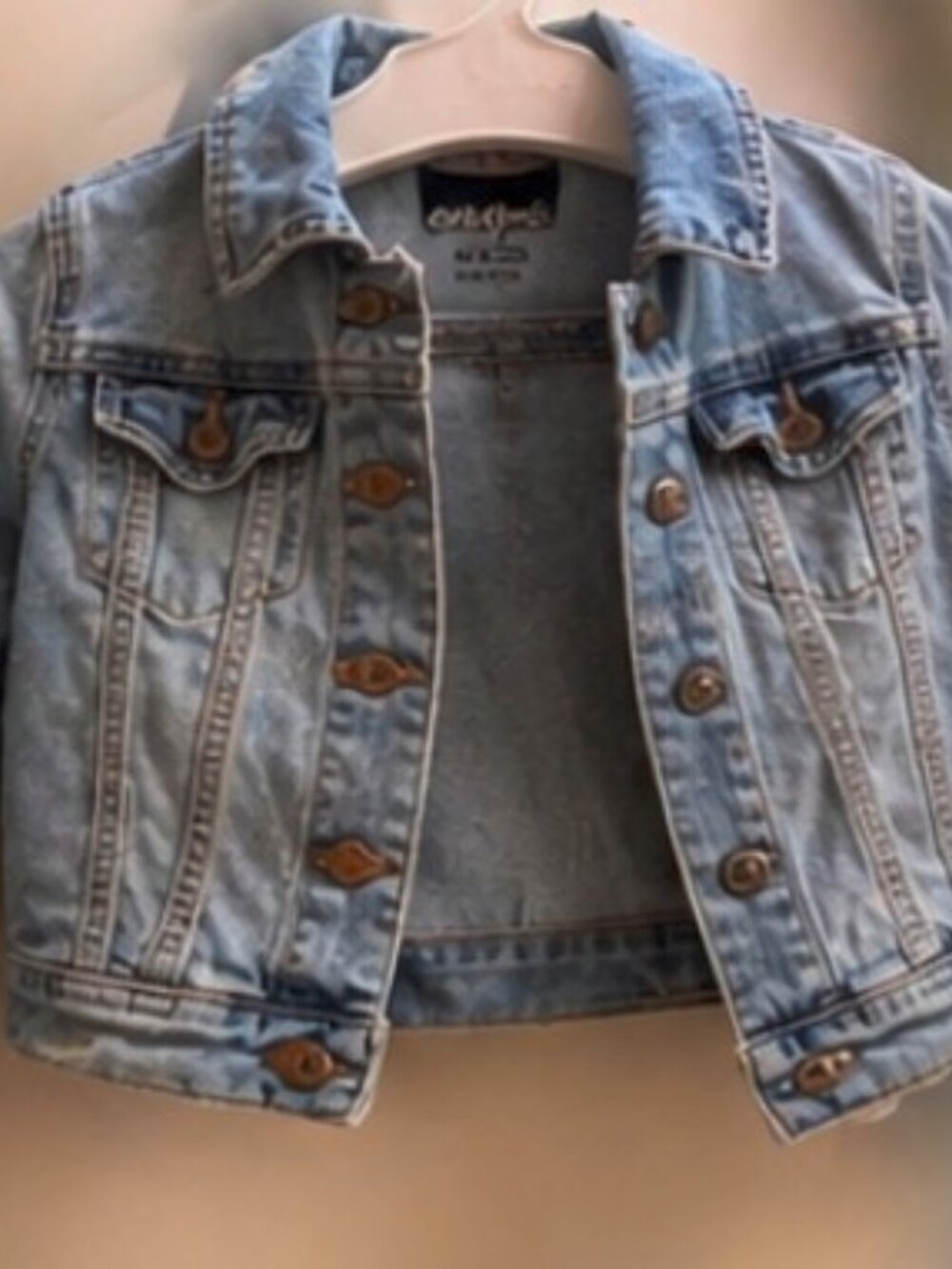 Cat & Jack Girls Denim Jacket Size Small 6/6X